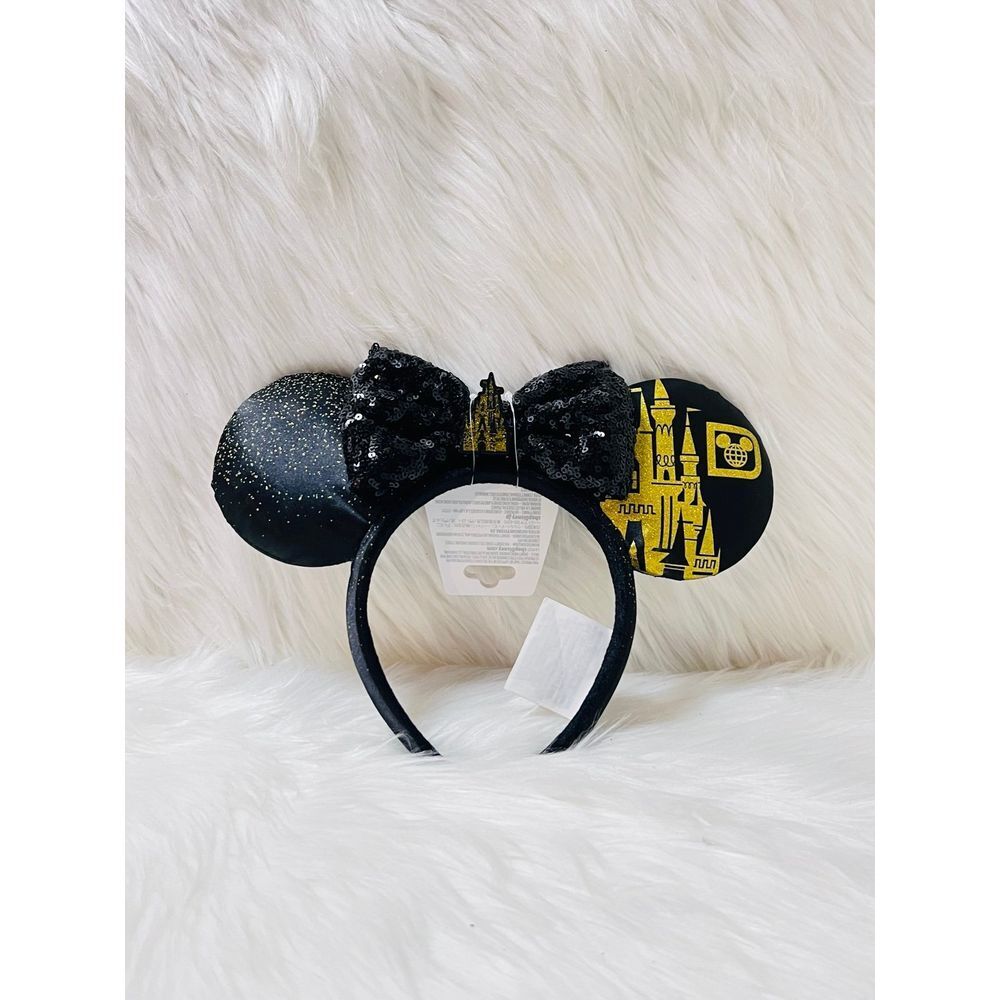 Walt Disney World Castle - Black and Gold